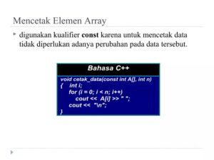 Mengisi Array 1 Dimensi dengan Nilai N Bertambah 3