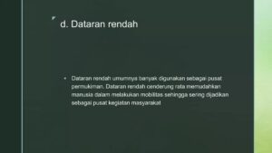 Pengaruh bentang alam terhadap sumber daya alam di daerah