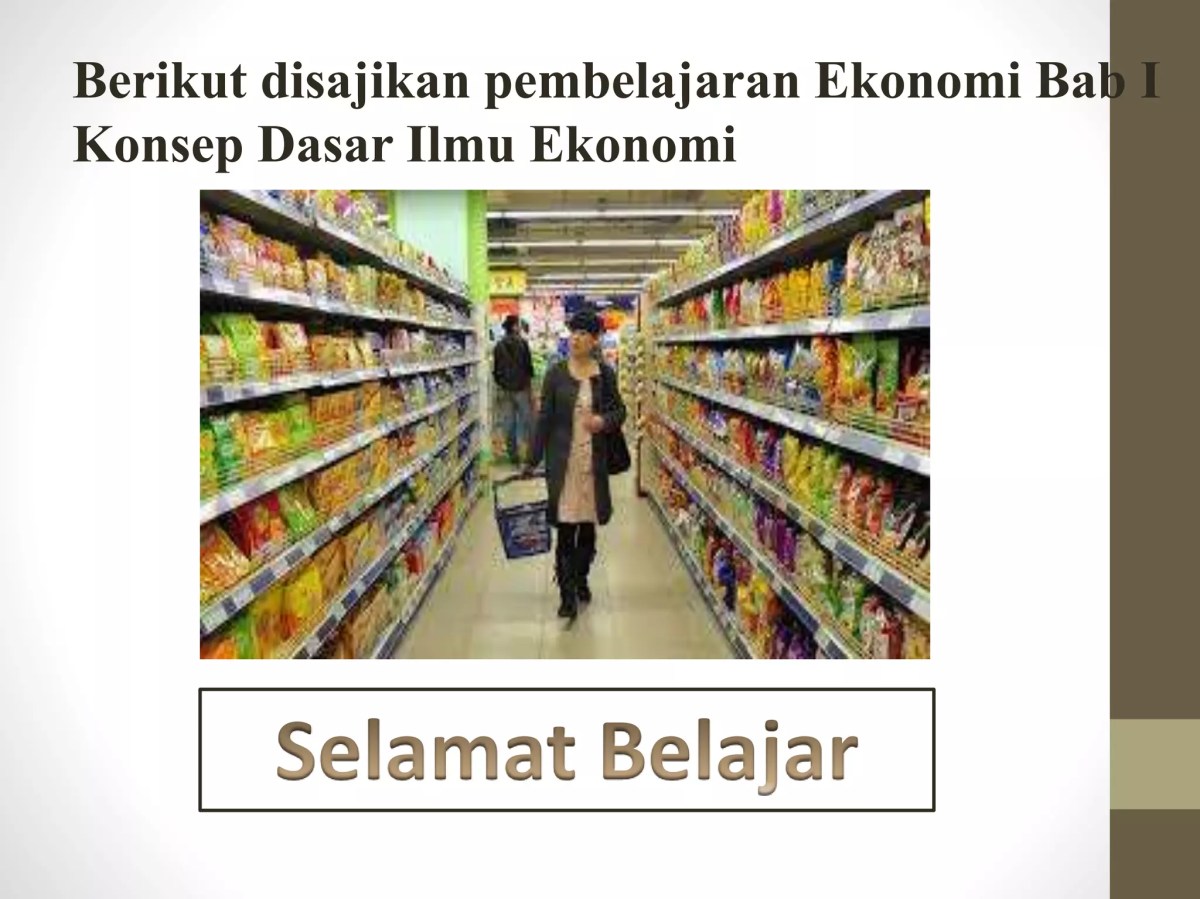 Konsep, Takrif, Latar Belakang, Cadangan Kegiatan Ekonomi