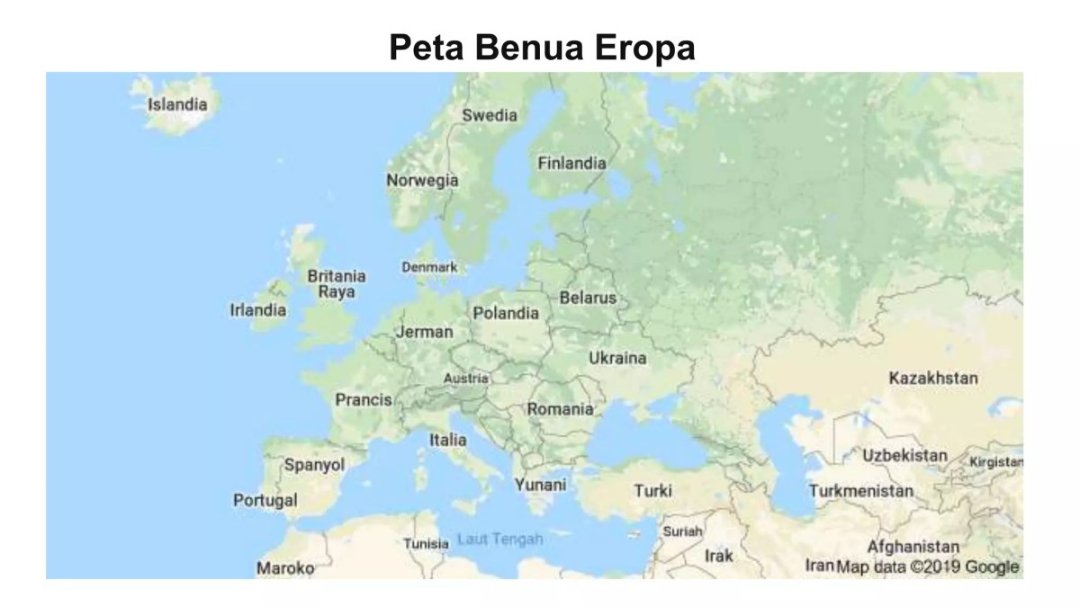 Eropa Dijuluki Benua Biru