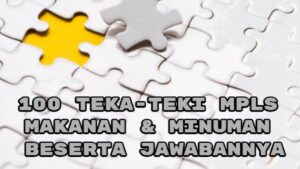 Teka-teki minuman yang datang sesaat
