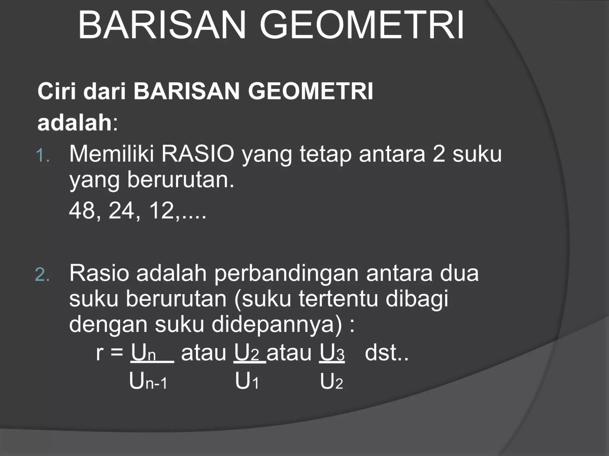 Barisan Geometri: Hitung U5 dari U1+U2+U3=21 dan U1U2U3=216