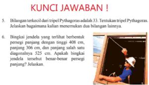 Tentukan Tripel Pythagoras dari Pilihan Berikut