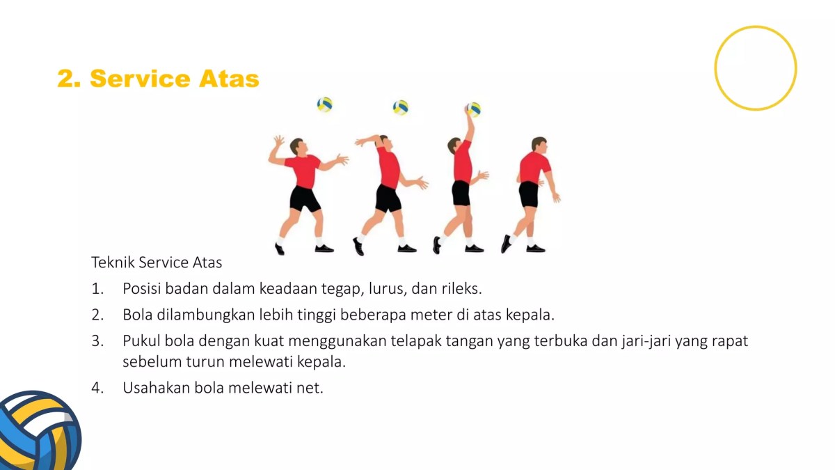 Sikap Pemulaan Service Floating dalam Bola Voli