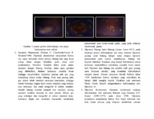 Perbedaan teori nebula dan planetesimal dalam rangka proses pembentukan tata surya