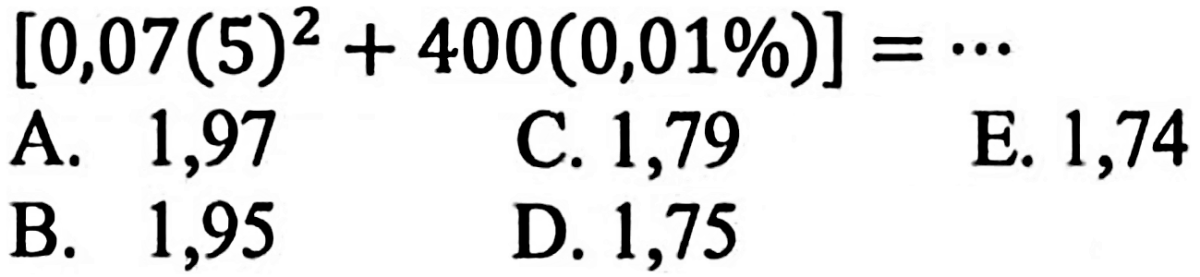 Perhitungan (1×222) ÷ 0 - 1.000 + 3445