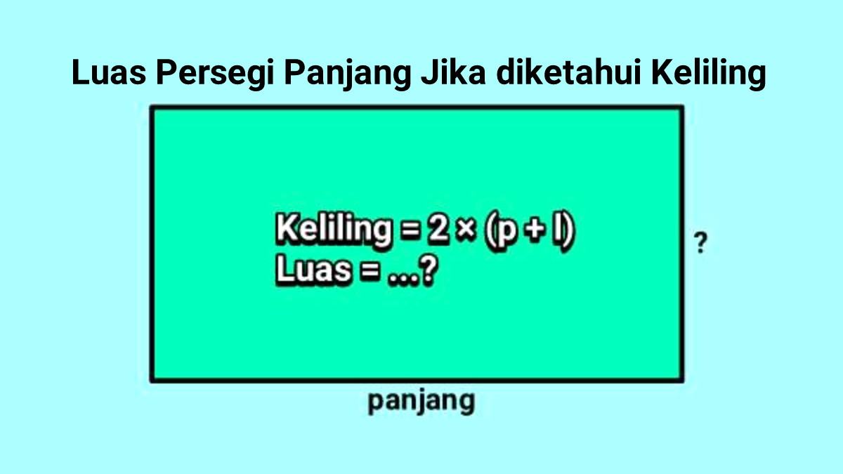 Rumus Keliling dan Luas Persegi Panjang