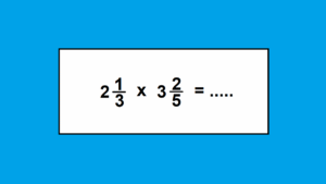 Penjumlahan Pecahan 3 1/3 dan 2 1/3