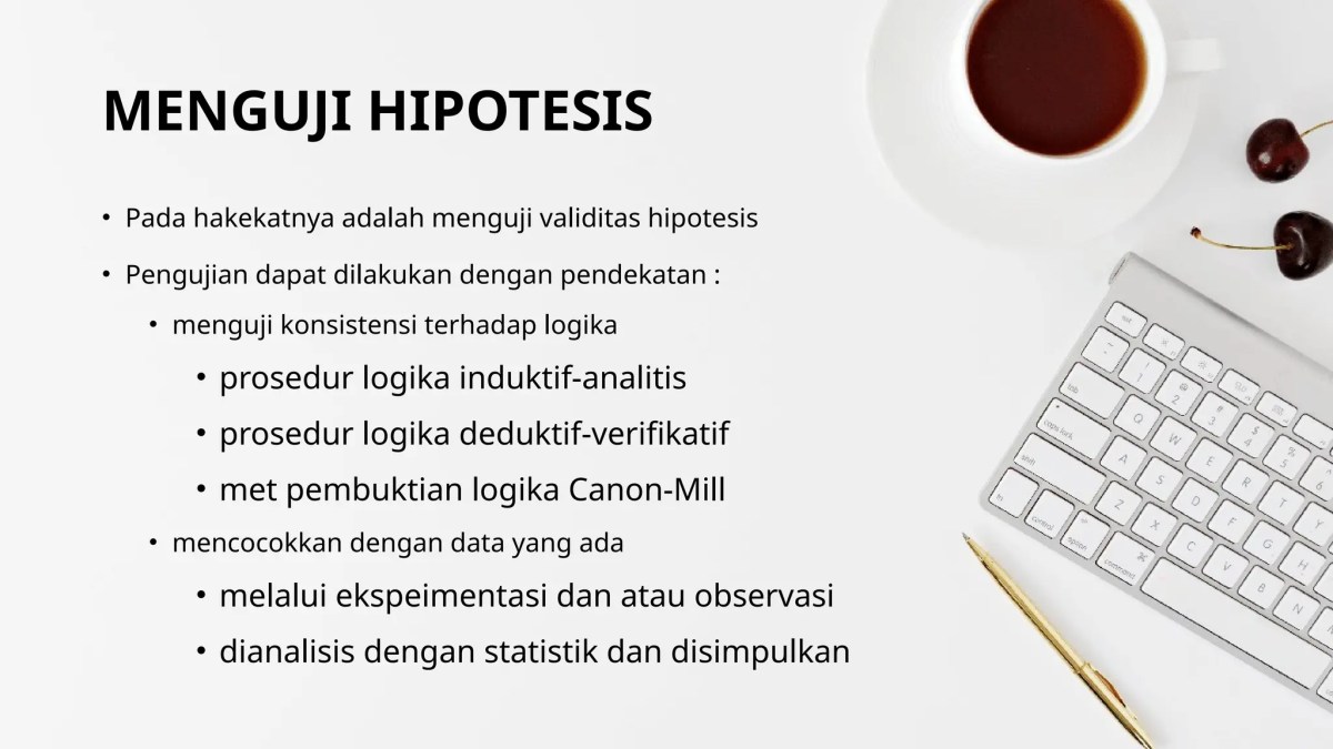Hipotesis yang tepat