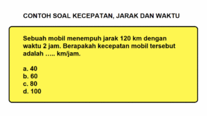Waktu Kedatangan Budi di Kota B dengan Kecepatan 5 m/s
