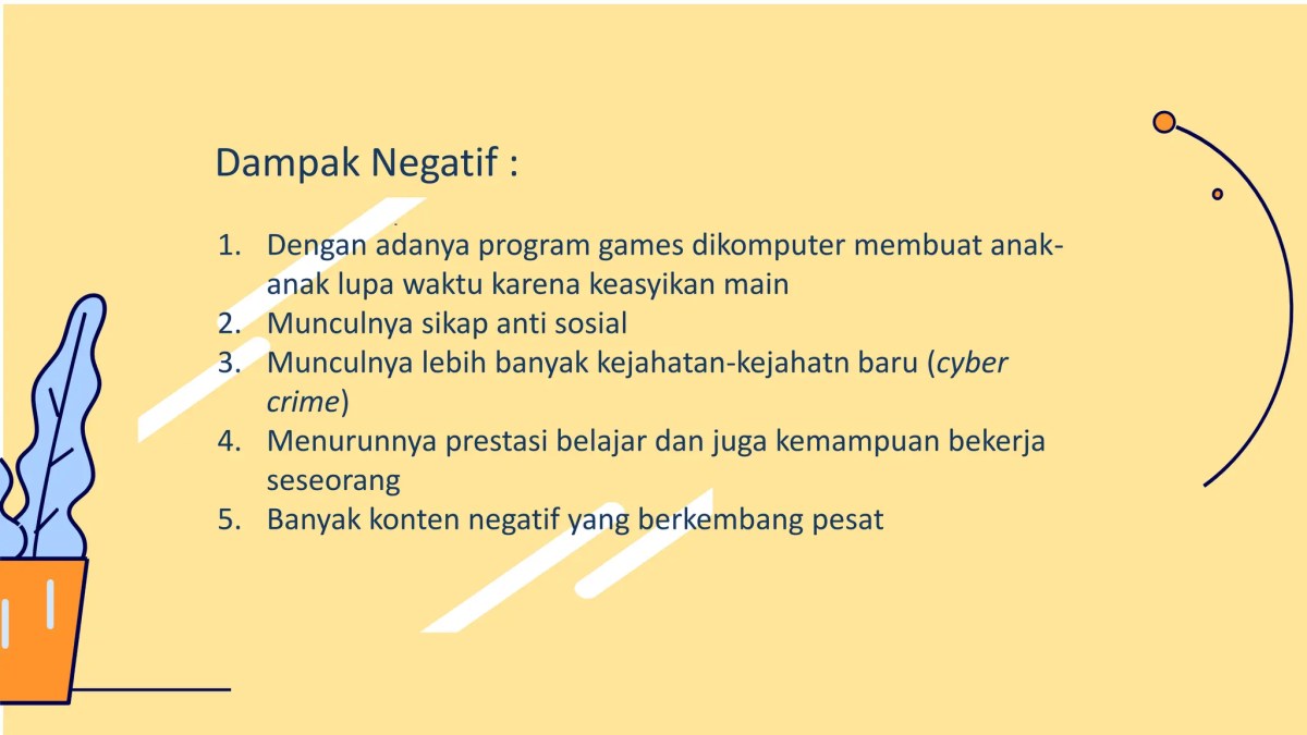 Sikap untuk Hindari Dampak Negatif TIK, Kecuali