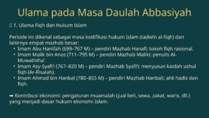 Empat Ulama Beserta Mazhabnya pada Masa Bani Abbasiyyah