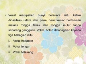 Kejelasan vokal dan artikulasi dalam pembacaan puisi