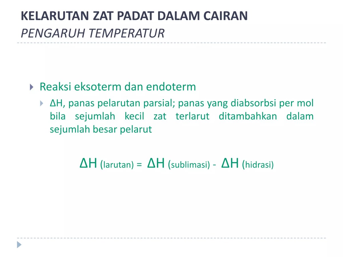 Kelarutan Senyawa Menurun pada Pemanasan 290 K ke 310 K