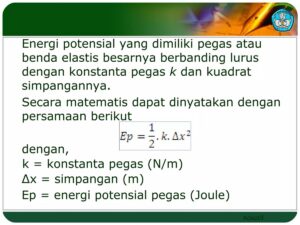 Hitung Energi Potensial Pegas pada Simpangan 0,2 m