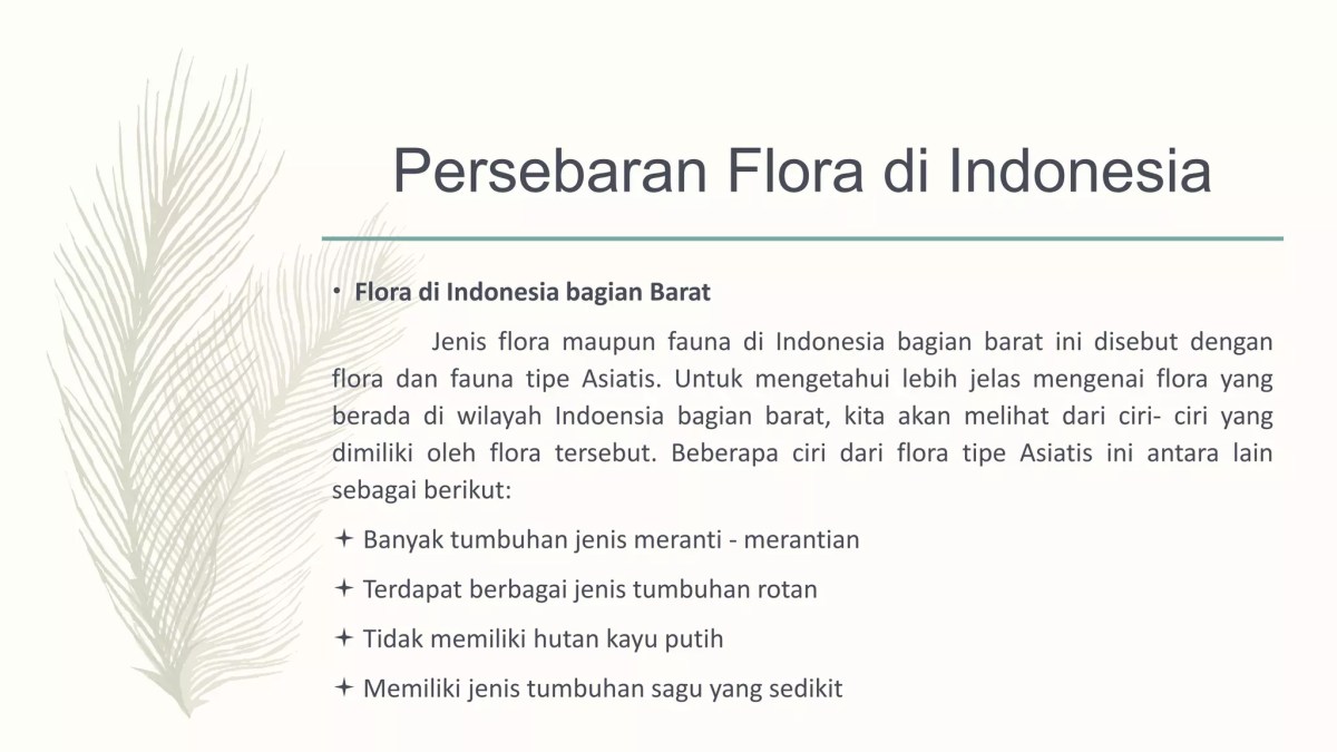 Karakteristik Flora di Indonesia Timur: Meranti, Sagu, Nangka, Rotan