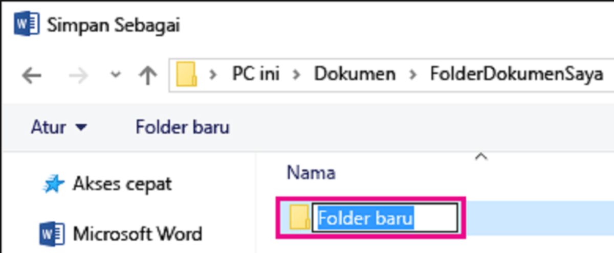 Cara Mengelompokkan Tiga File ke Dalam Satu Folder