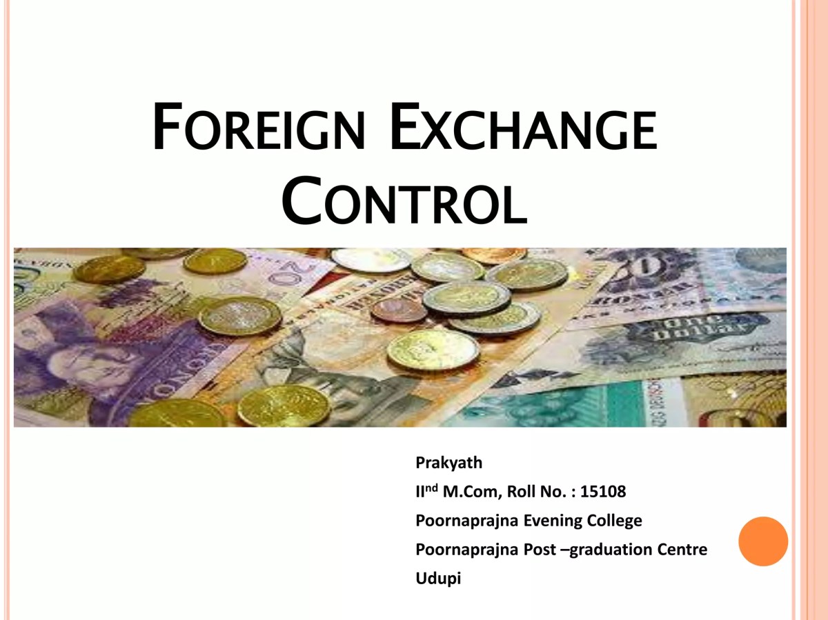 Alasan Pemerintah Menetapkan Exchange Control
