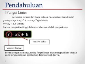 Pilih Rumus Fungsi Linear yang Tepat