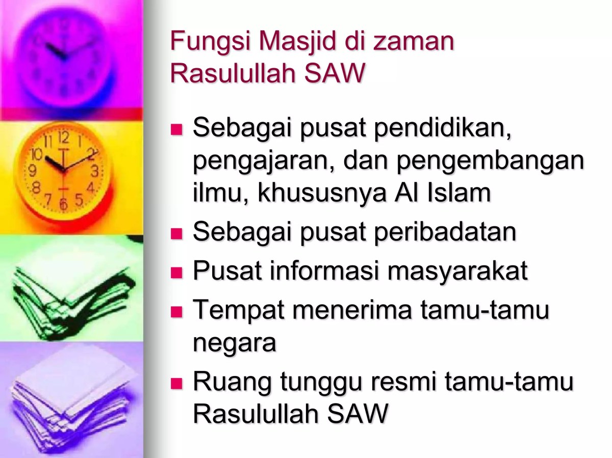 Fungsi Masjid di Masa Kini