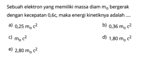 Energi Kinetik Elektron Terlepas dari Logam dengan Sinar Ungu 10^16 Hz