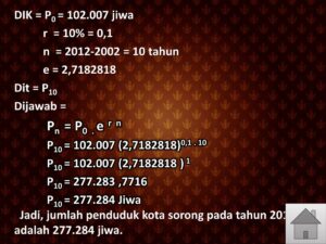 Hitung Penduduk Kelurahan Jika 200 Pedagang dengan Proporsi x/y