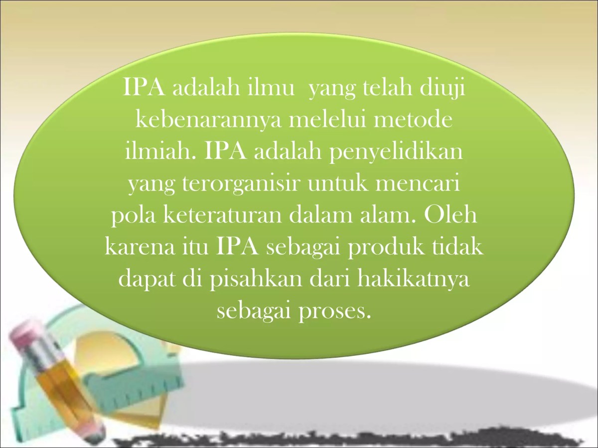 Pengertian IPA