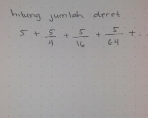 Jumlah Deret 1+3+6+...+55 dan Pilihan Jawaban