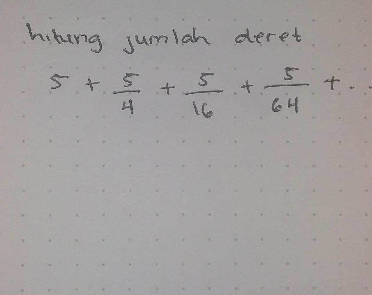 Jumlah Deret 1+3+6+...+55 dan Pilihan Jawaban