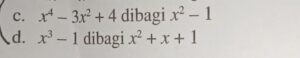 Hasil Pembagian Polinomial (2x^3+3x^2+5x-2) oleh (x^2‑x+2)