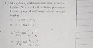 Kerjakan Soal Ini