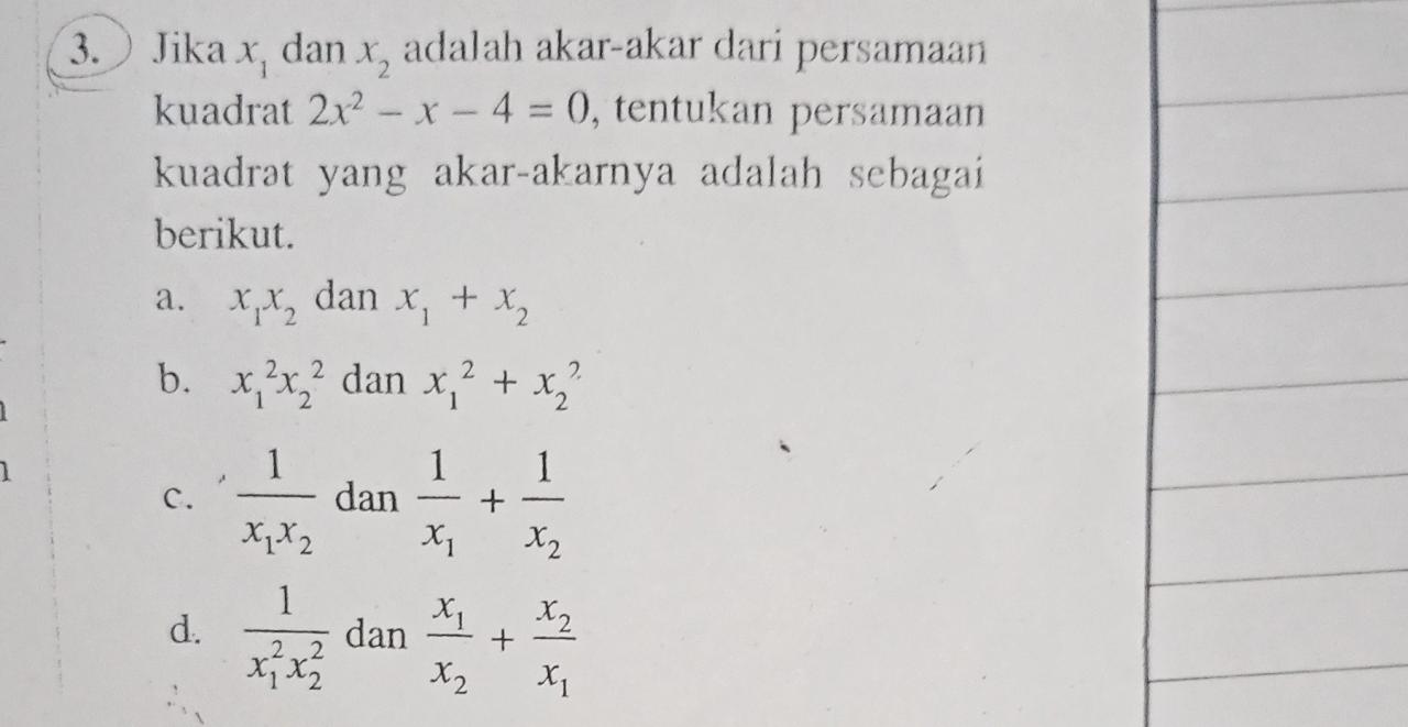 Kerjakan Soal Ini