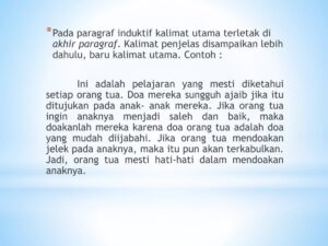 Kalimat Ide Pokok dengan Kata Bermakna