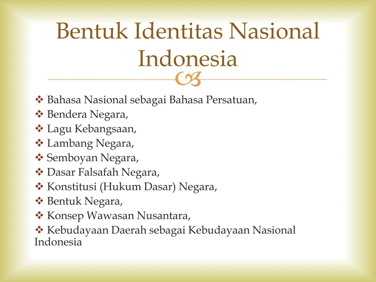 Pengertian Identitas Nasional