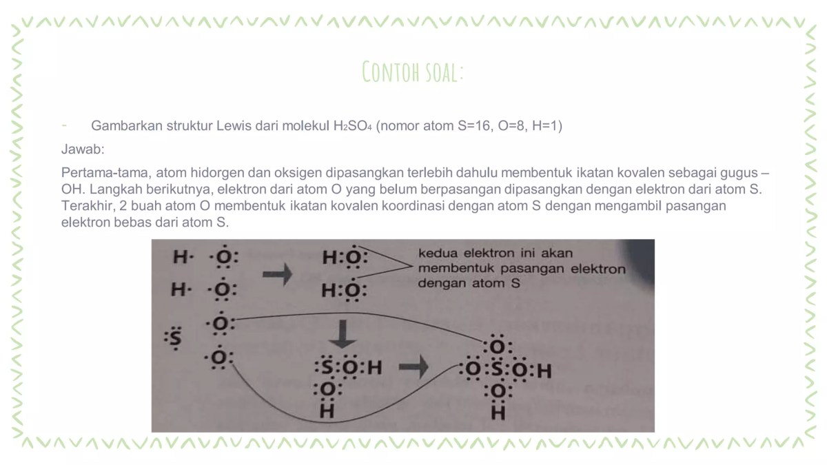 Jenis Ikatan Kim, NH3, K2O, MgCl2, C2H2, HCl, H2SO4, BCl3