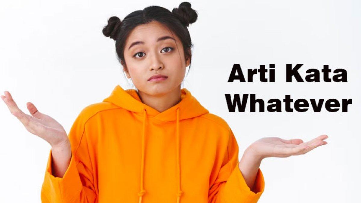 Arti Whatever dalam Bahasa Inggris