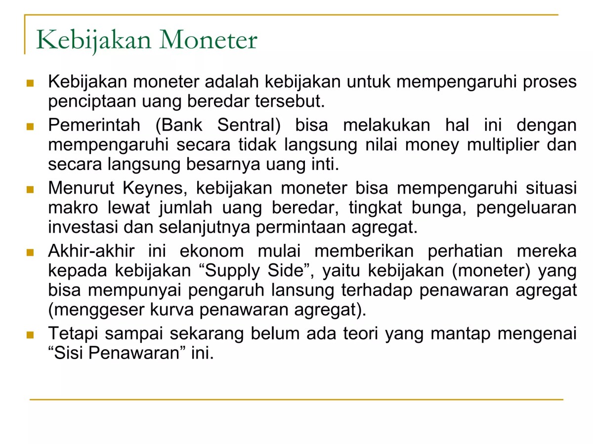 Bank Sentral Suplai Rp60 Triliun, Cadangan 20% Tingkatkan Uang Beredar