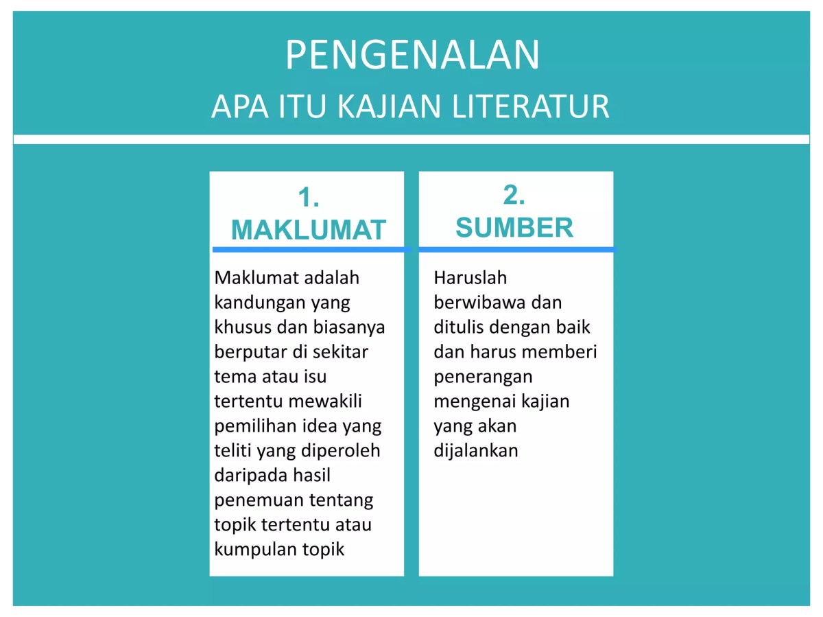 Apa yang dimaksud literatur