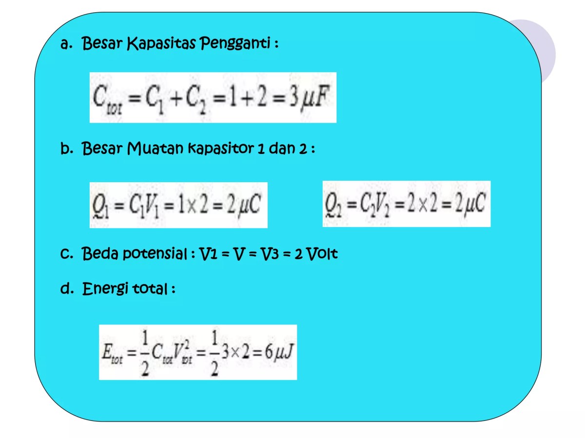 Hitung arus kapasitor 120 V 60 Hz 2 µF