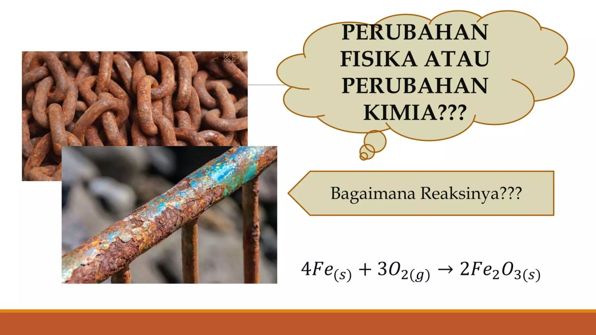 Reaksi dan Perubahan yang Terjadi