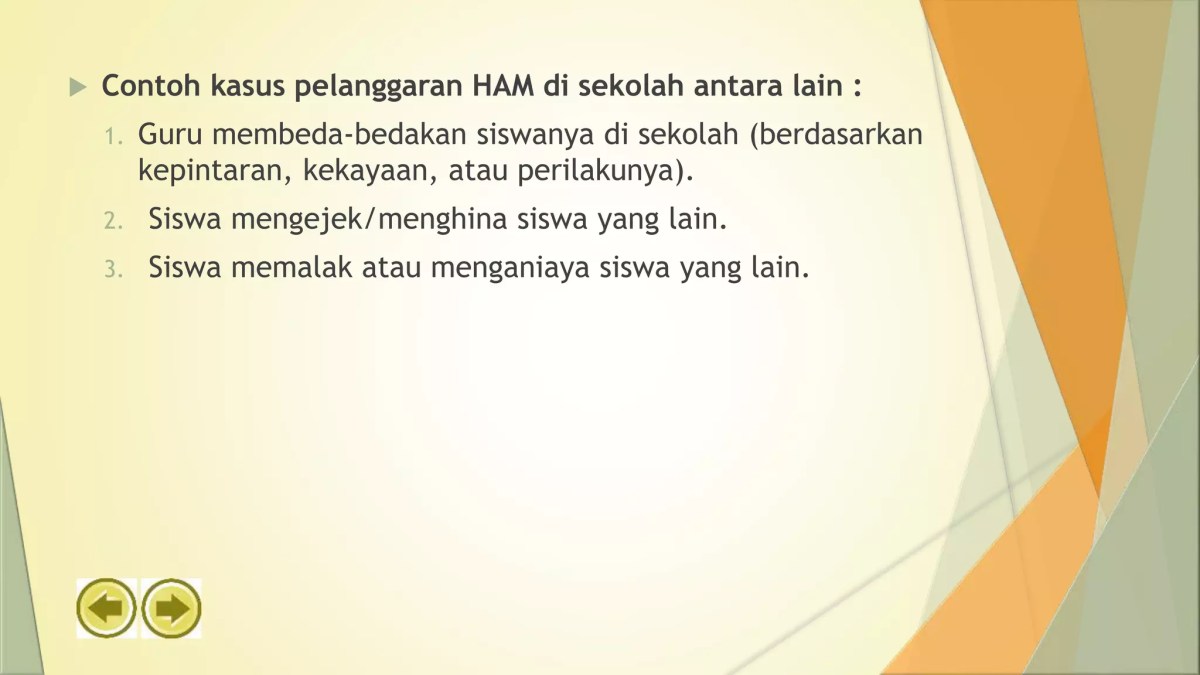 10 Contoh Pelanggaran HAM di Sekolah