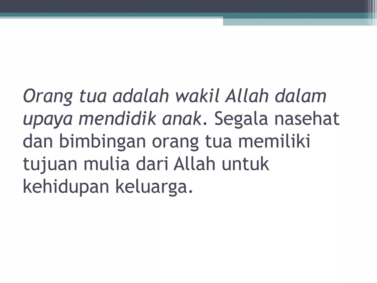 Debat Keluarga tentang Tanggung Jawab Beban Orang Tua