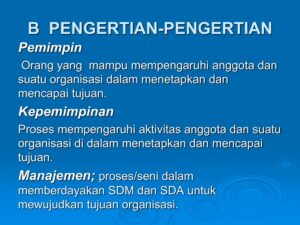 Peran Kepemimpinan dan Manajemen dalam Merumuskan Visi dan Misi