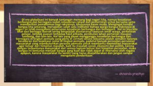 Mengapa Kita Perlu Berbangsa dan Bernegara