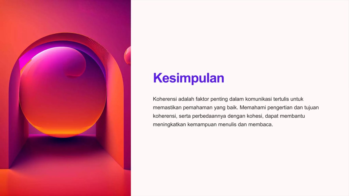 Pengertian Koherensi