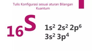 Konfigurasi Elektron A: 1s2 2s2 2p6 3s2 3p6 3d3