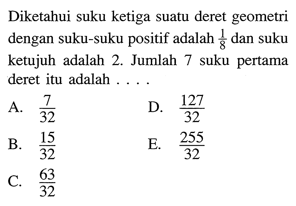 Diketahui suku ke-9 dan suku ke-21 dari suatu deret aritmetika berturut-turut adalah 12 dan 72. Tentukan: a. beda dari deret tersebut b. suku pertama