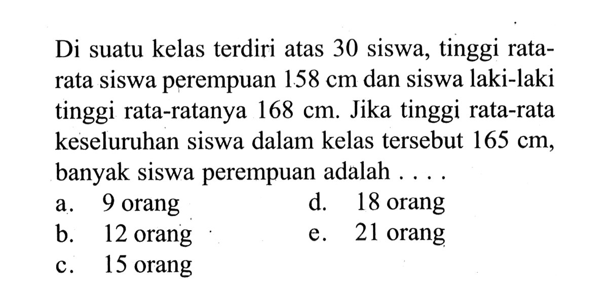 Rata‑rata baru setelah dua siswa tambahan