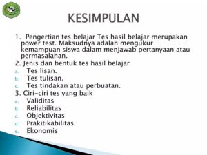 Perbandingan Hasil Tes Kelas A dan Kelas B