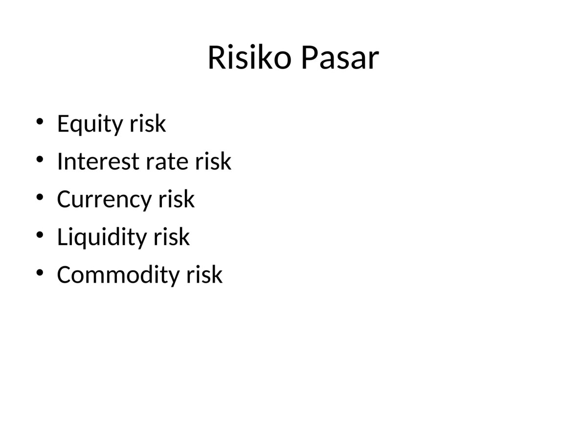 Risiko pada Obligasi Syariah